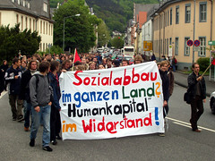 Marburg: Demo gegen Studiengebühren
