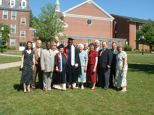 group shot at Abson & Lara's graduation