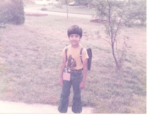 sahil first ever day of school