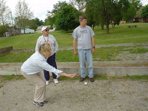 Denise Widen Joins the Craziness that is Petanque