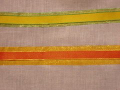 a detail of the ribbon