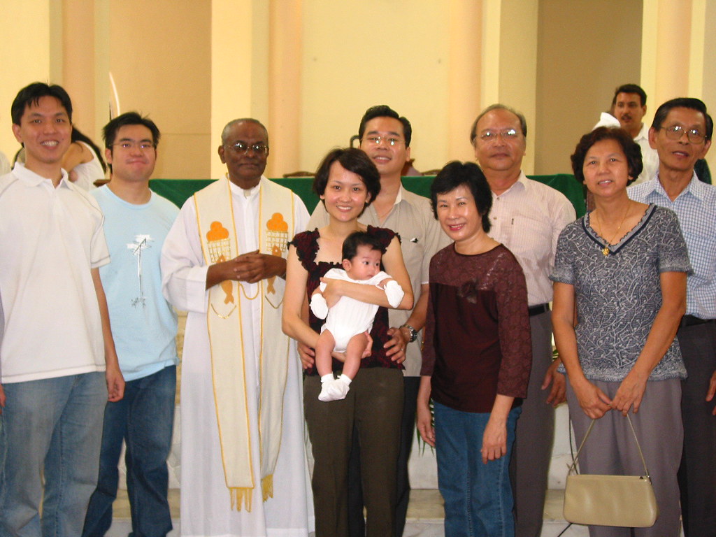 A Family Portrait after baptism