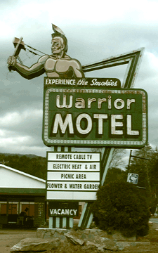 the warrior motel outside cherokee, nc
