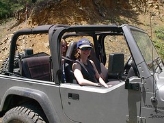 Off Roading in a Jeep