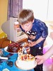 Blowing the candles, wonder what he wished for ;-)