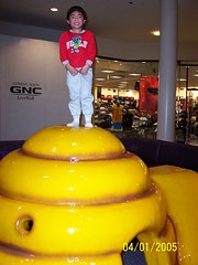 an orb in the mall's play area