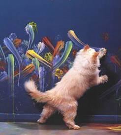 cat painter